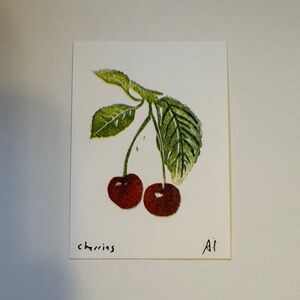 Ana Inciardi Mini Print, Cherries